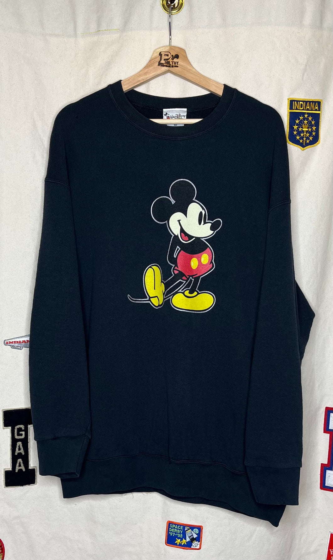 Disney Mickey Mouse Printed Crewneck: XL