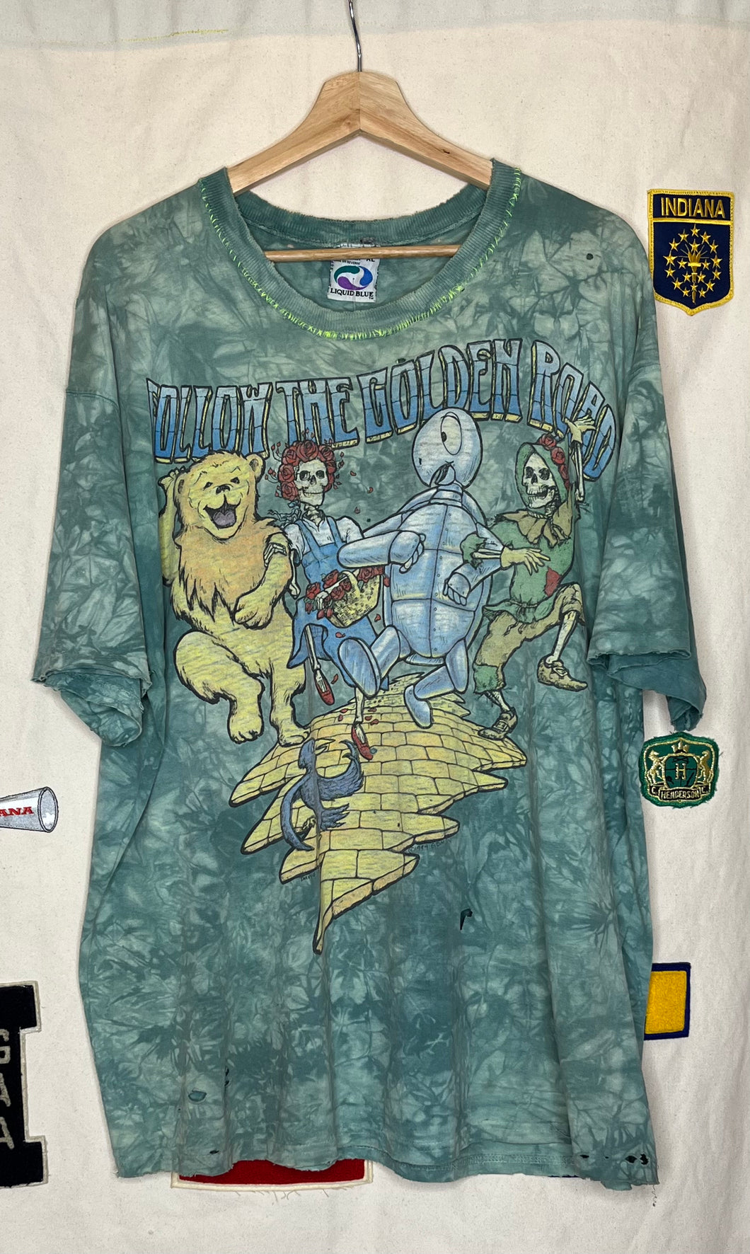 1994 Grateful Dead Wizard of Oz Parody T-Shirt: XL