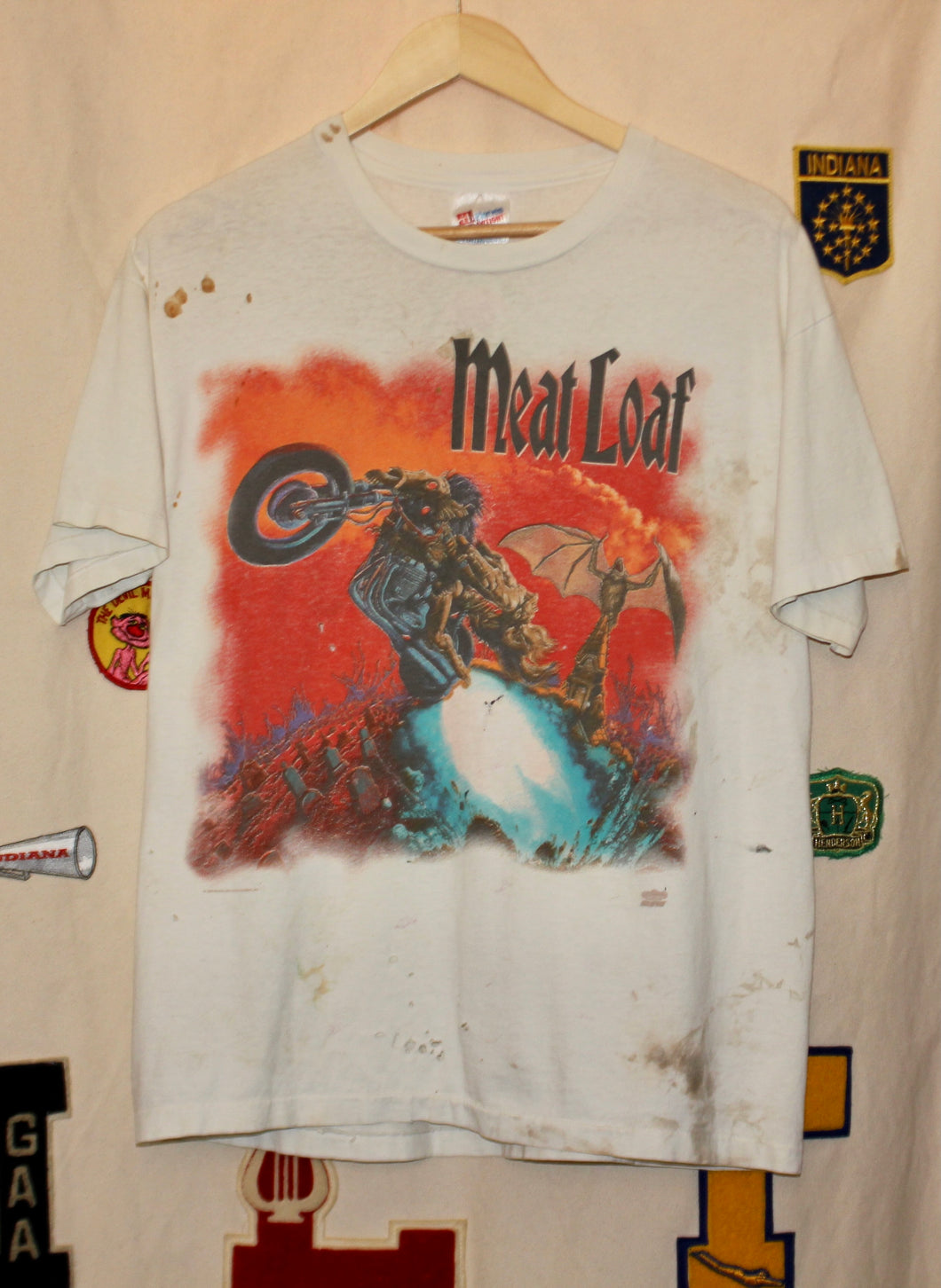 Meat Loaf 1994 Bat out of Hell Tour T-Shirt: L