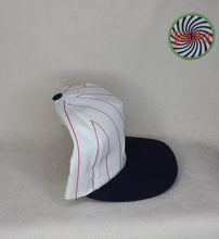 Load image into Gallery viewer, Vintage UTU United Transportation Union Pinstripe Patch Trucker Hat
