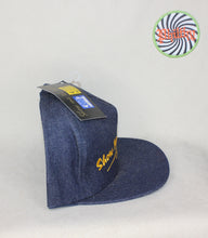 Load image into Gallery viewer, Vintage Denim Union Show Me The Label USA Snapback Trucker Hat
