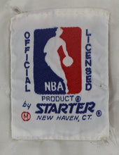 Load image into Gallery viewer, Boston Celtics Starter White Satin Jacket: M
