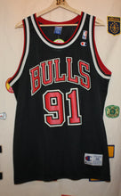 Load image into Gallery viewer, 90s Dennis Rodman Chicago Bulls Champion Jersey: XL
