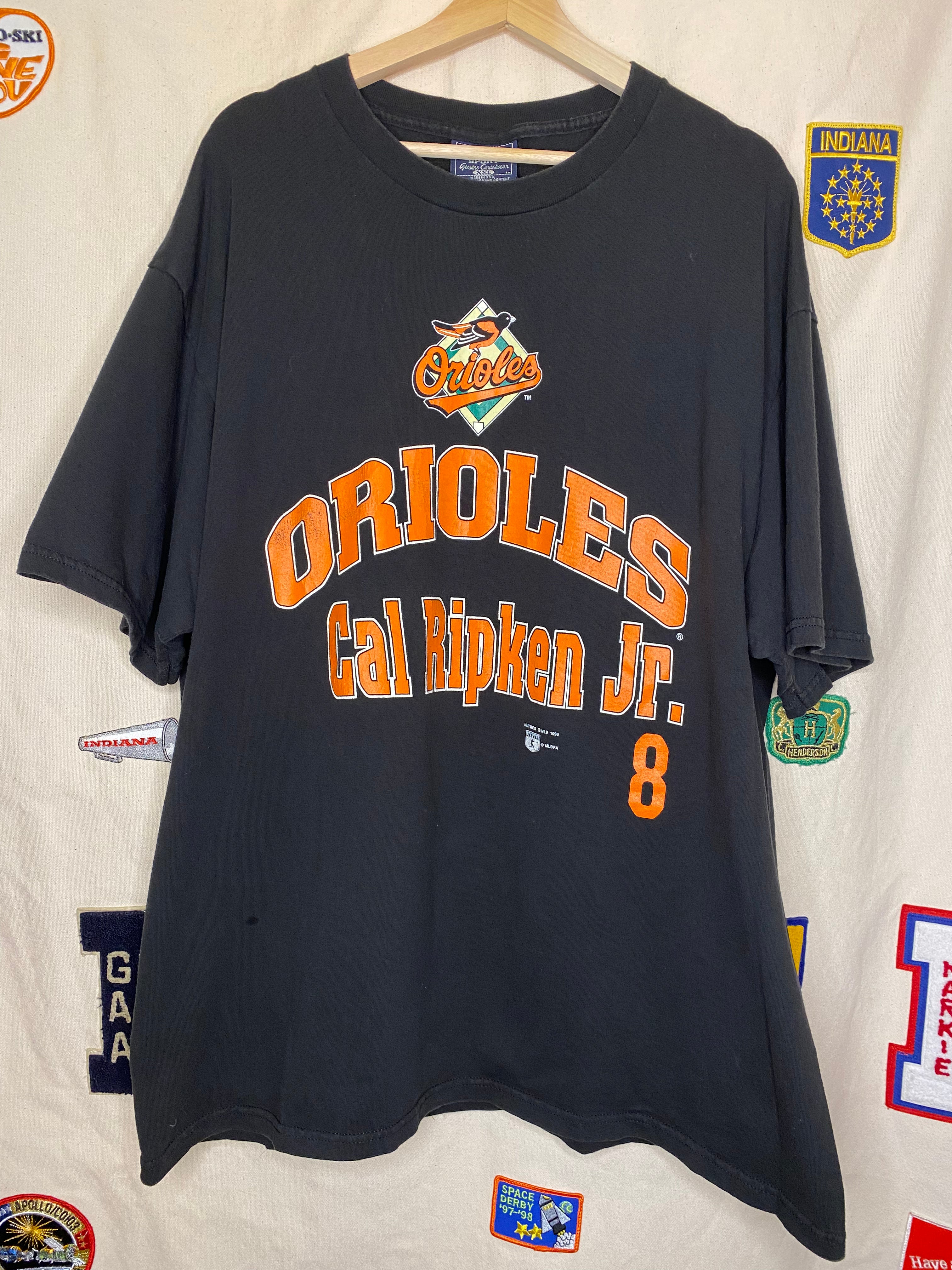 Vintage Baltimore Orioles Cal Ripken Jr. Shirt Tie Dye Single Stitch #8  MLBPA XL 
