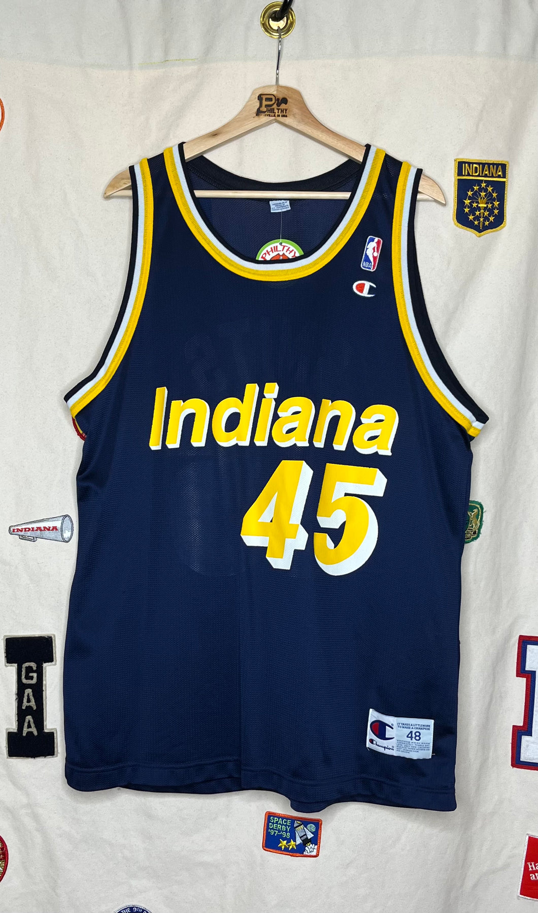 Rik Smits Indiana Pacers Champion Jersey: XL