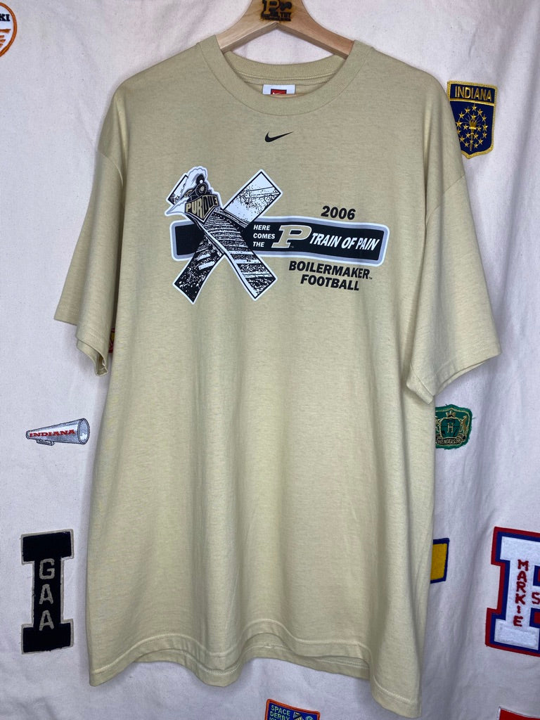 NWT 2006 Nike Purdue Boilermakers T-Shirt: L