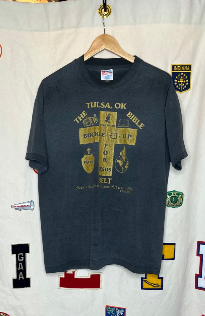 Tulsa Oklahoma Bible Belt T-Shirt: XL