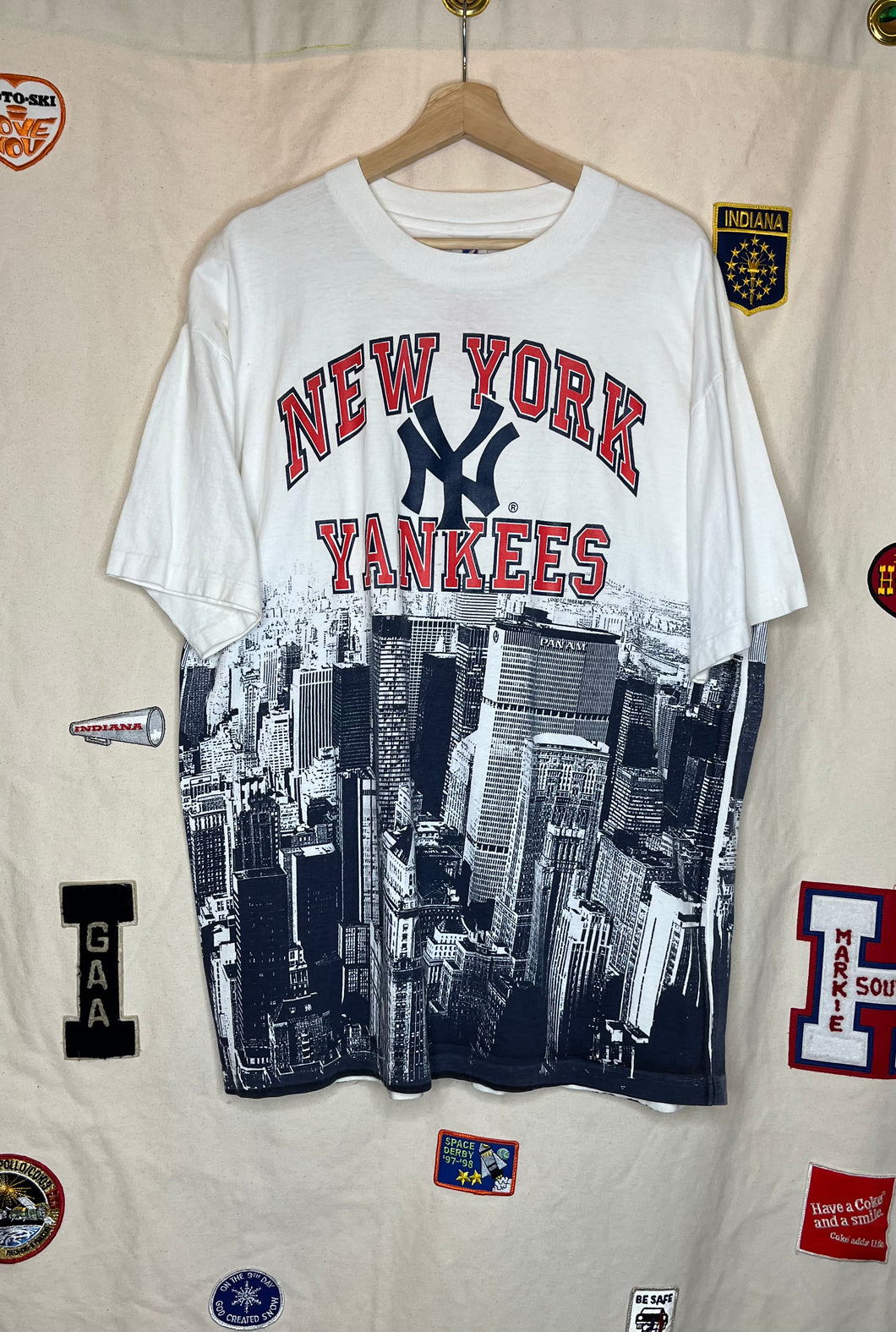 1988 New York Yankees AOP T-Shirt: XL
