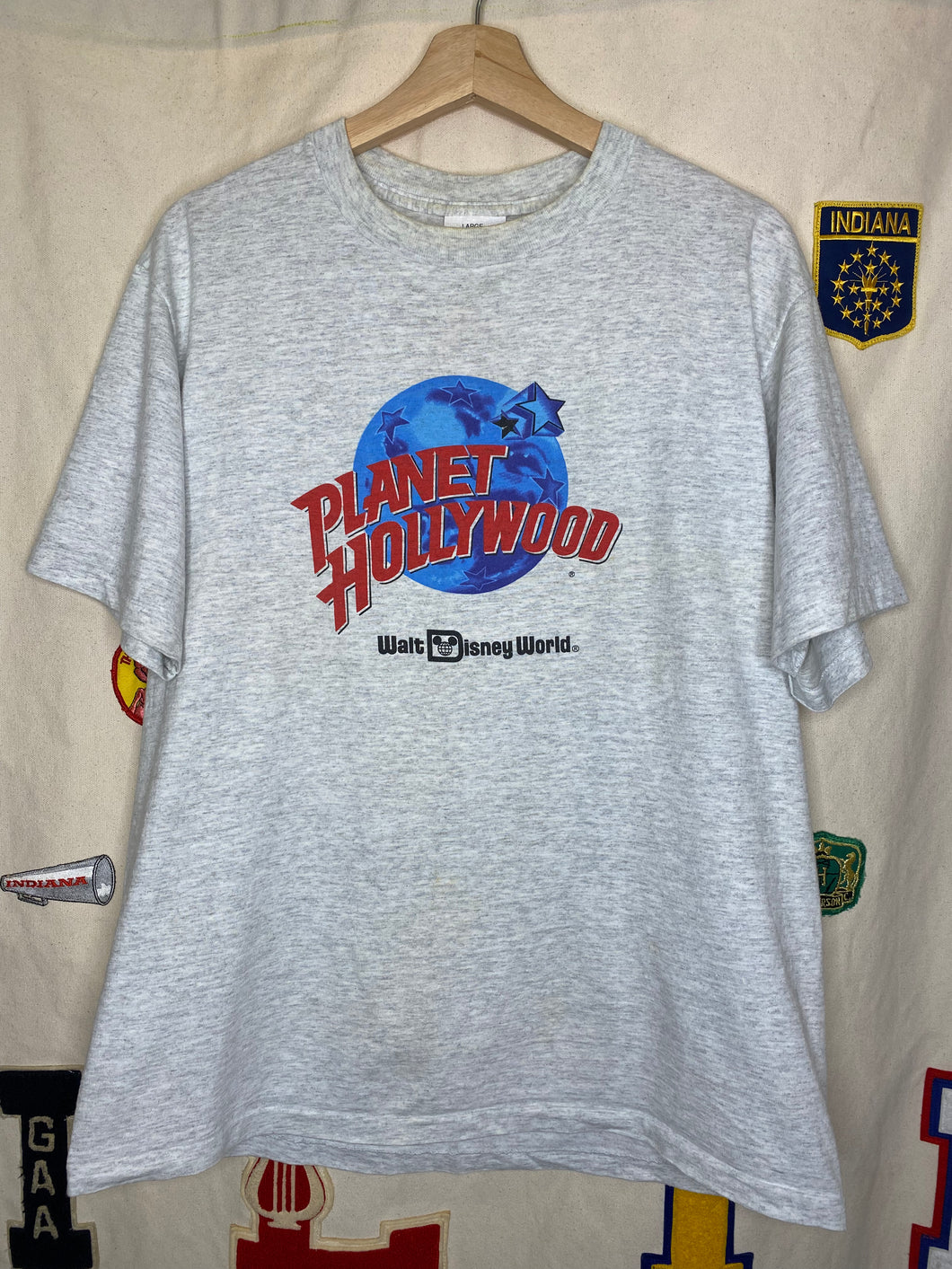 Planet Hollywood Walt Disney World Grey T-Shirt: L