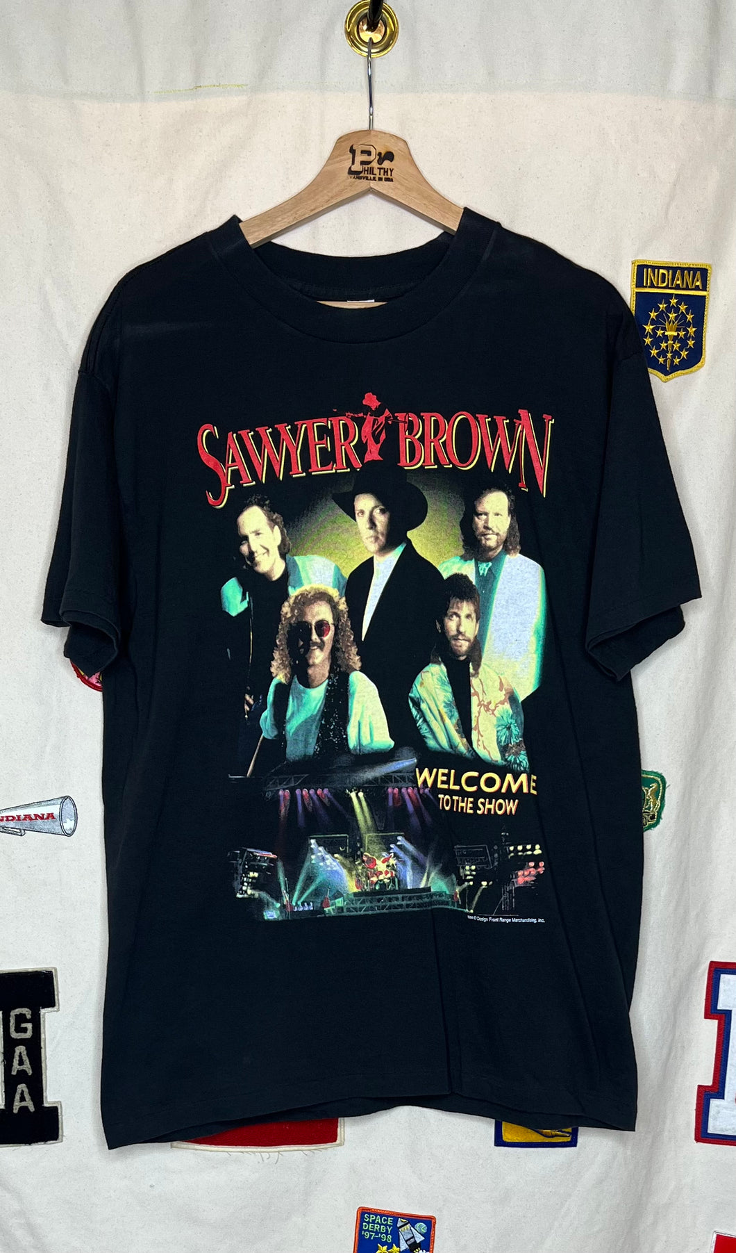 Vintage 1994 Sawyer Brown Double-Sided T-Shirt: L