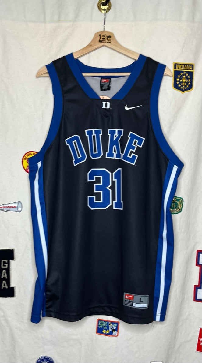 Duke University Blue Devils Nike Team 31 Basketball Jersey: L