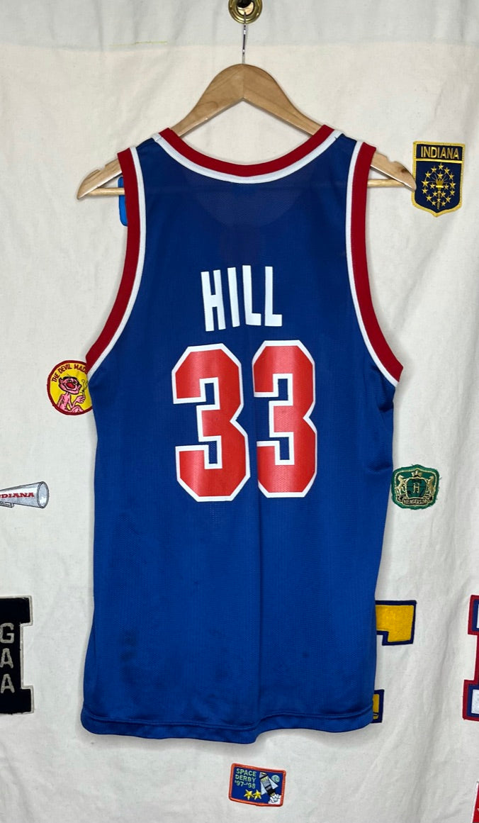 Grant Hill Detroit Pistons Champion Jersey: L – Philthy