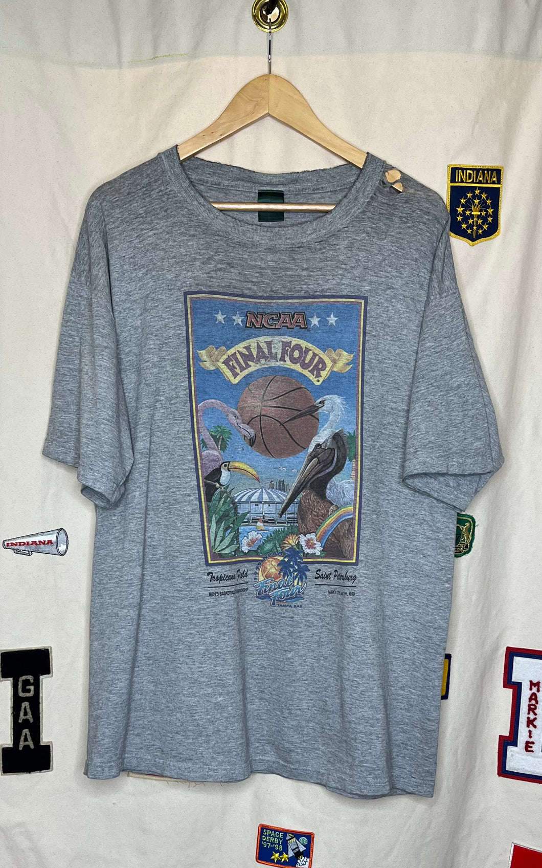 1999 NCAA Final Four Grey T-Shirt: XL