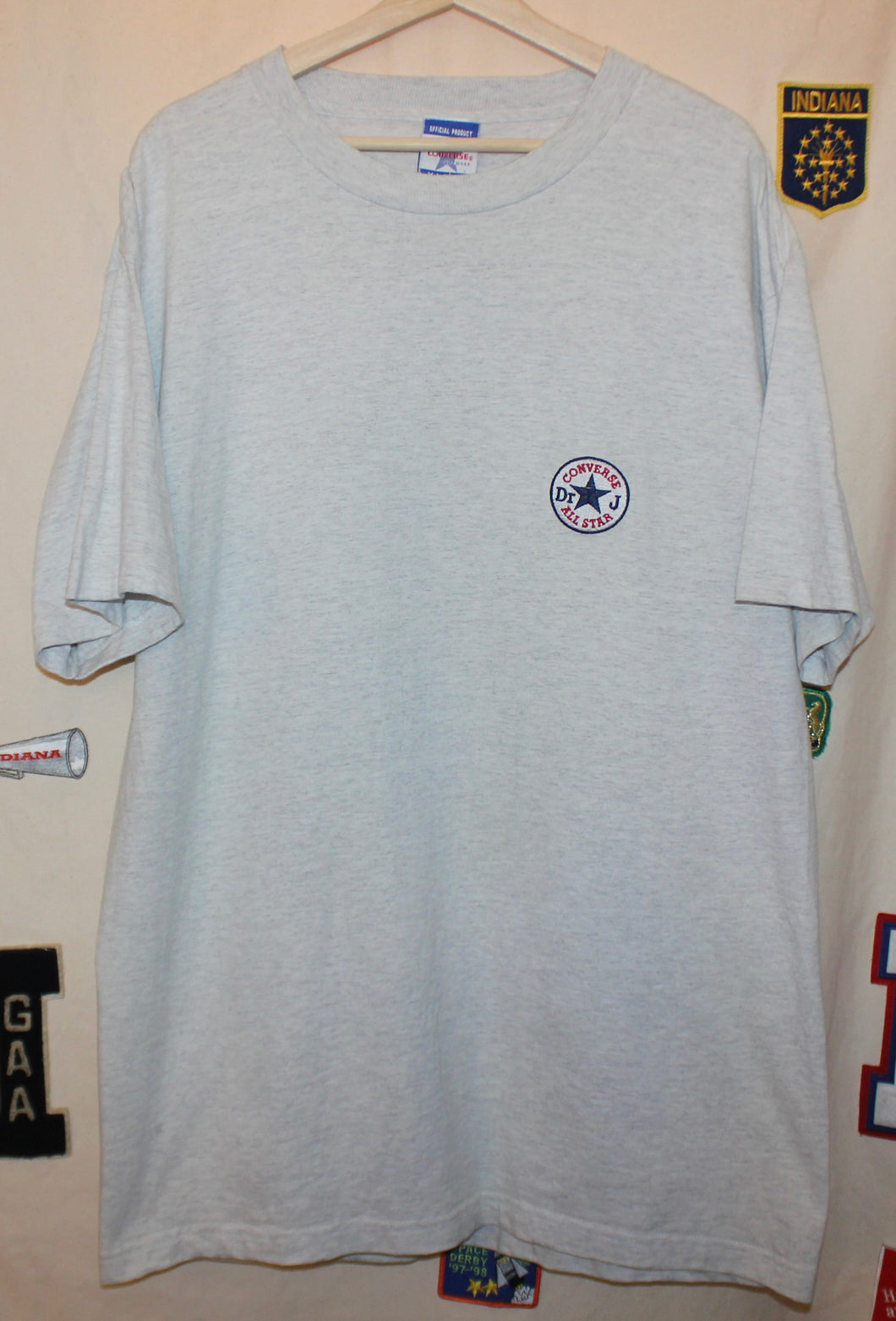 Converse Allstar Dr J Embroidered Grey T-Shirt: XL