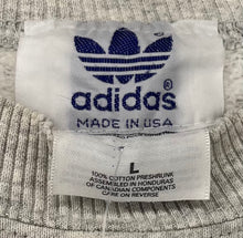 Load image into Gallery viewer, Adidas Equipment Chopped Sleeve Embroidered Crewneck: L
