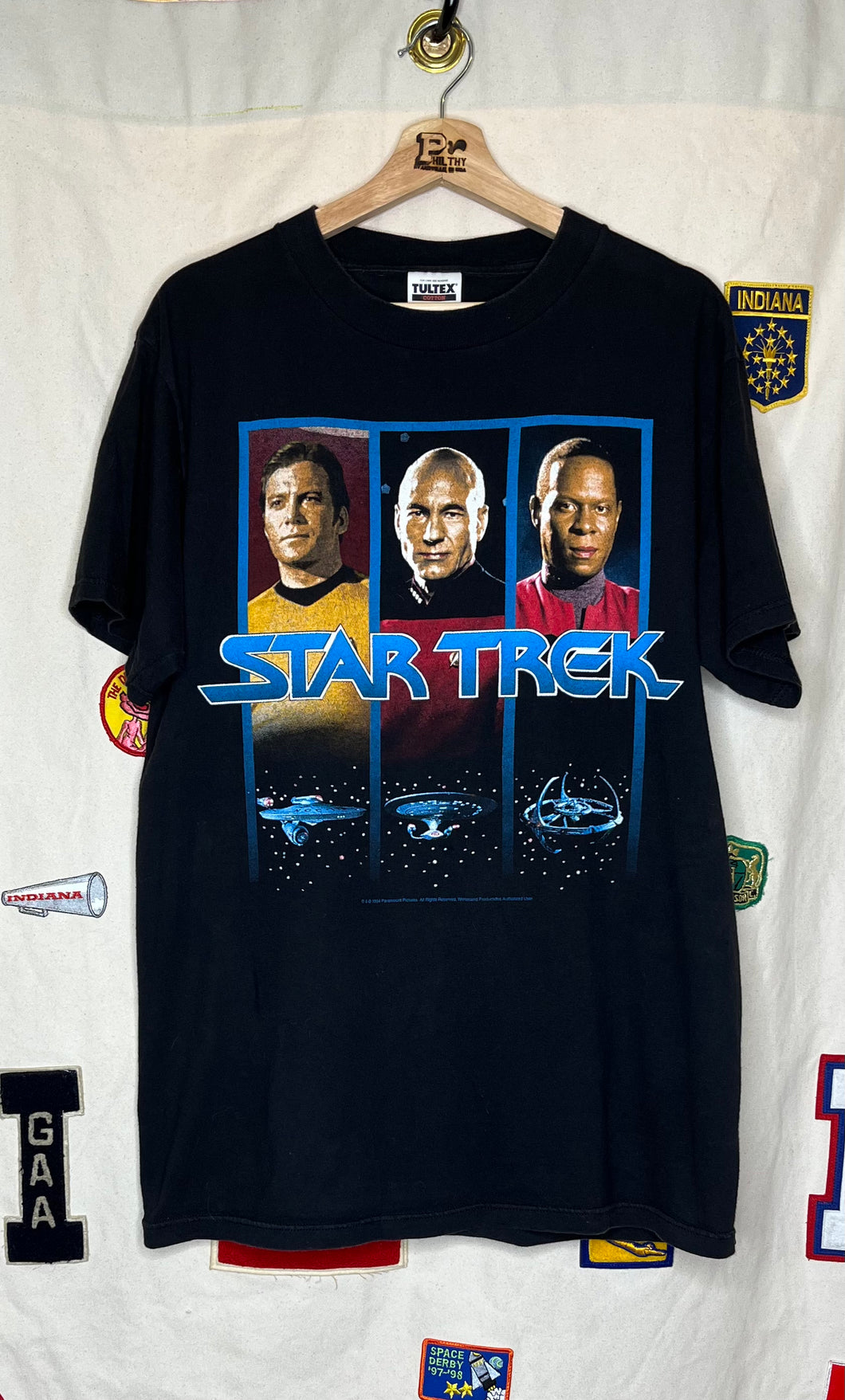 1994 Star Trek Tultex Black T-Shirt: L
