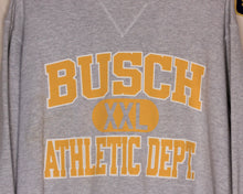 Load image into Gallery viewer, Vintage Busch Athletic Department Beer Grey Crewneck Sweatshirt: XL
