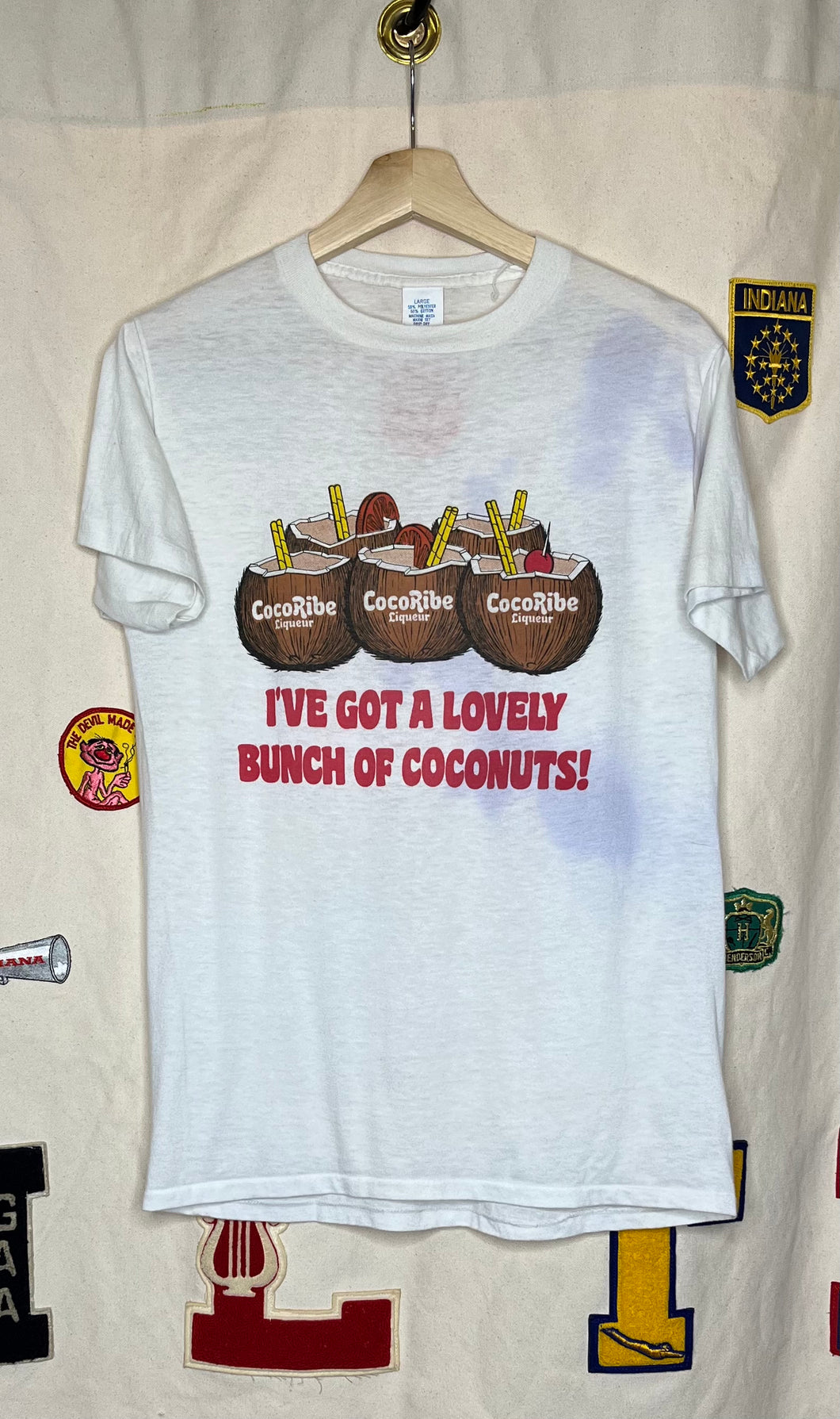 Vintage CocoRibe Liqueur Coconut T-Shirt: L