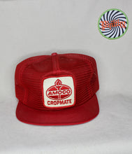 Load image into Gallery viewer, Vintage Amoco Cropmate Farmer All-Mesh Patch Trucker Hat

