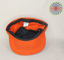 Load image into Gallery viewer, Vintage O&#39;s Gold Orange Farmer Seed Ear-Cover Insulated Swingster Hat Small
