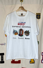 Load image into Gallery viewer, 104.1 WIKY European Adventure T-Shirt: L
