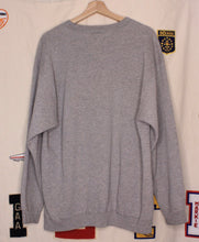 Load image into Gallery viewer, Vintage Nike Blue Swoosh USA Grey Crewneck Sweatshirt: Medium
