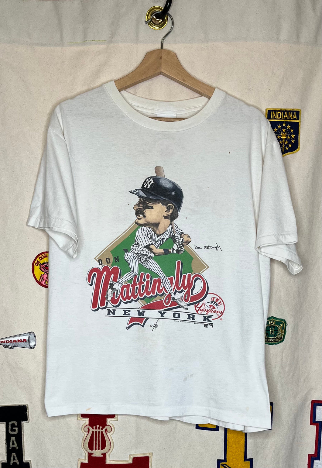 1988 Don Mattingly New York Yankees T-Shirt: M/L