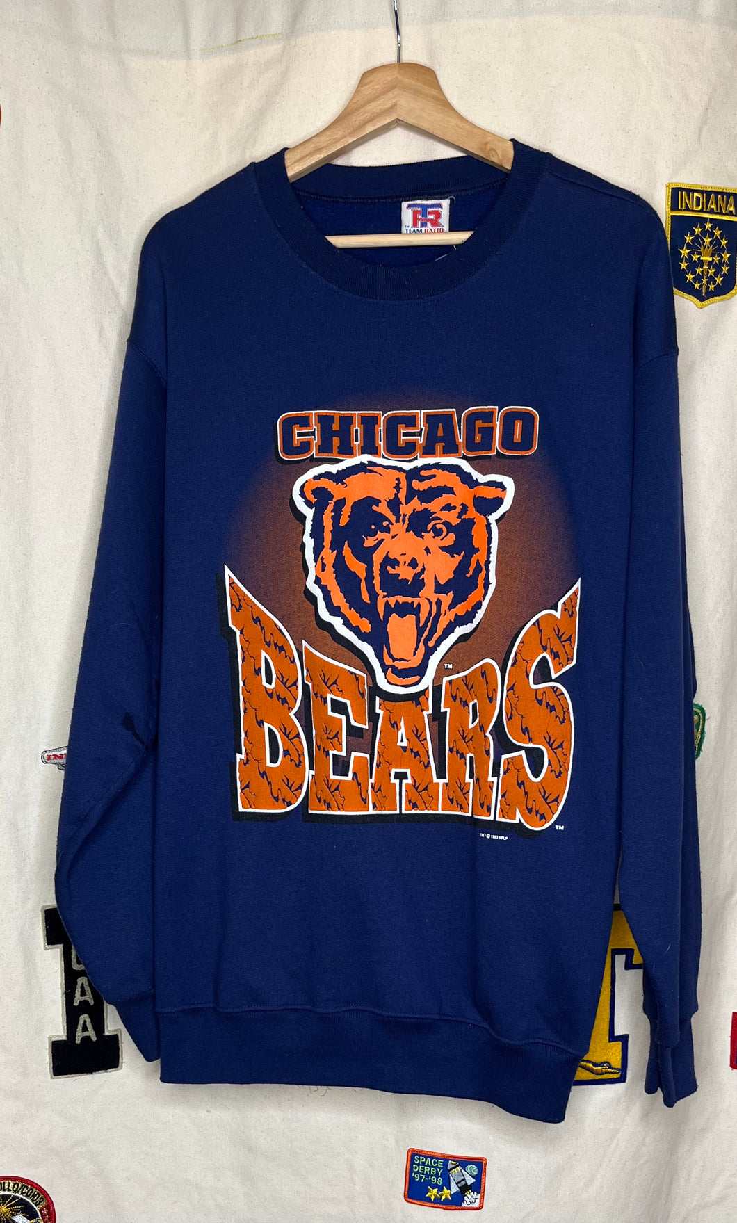 Vintage Chicago Bears NFL Team Rated Crewneck: XL