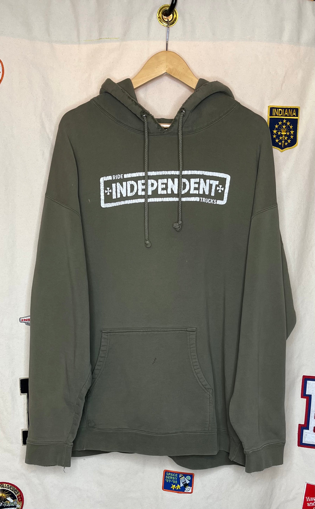 Independent Truck Company Distressed Hoodie: XL