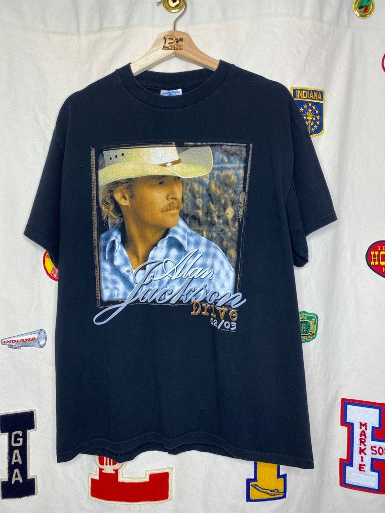 Vintage Alan Jackson Drive Tour Country T-Shirt: Large