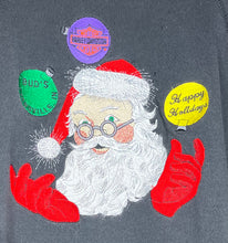 Load image into Gallery viewer, Vintage Harley Davidson Santa Claus Embroidered Crewneck: XL
