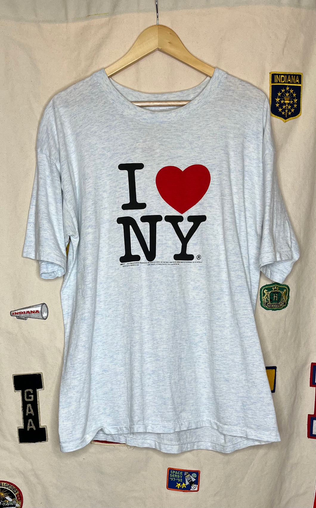 90s I Love New York T-Shirt: XL