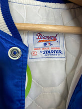 Load image into Gallery viewer, Vintage Chicago Cubs Satin Jacket by Starter: XL
