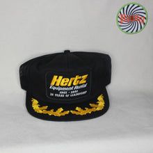 Load image into Gallery viewer, Vintage 1990 Hertz Equipment Mesh Patch Trucker Hat K-Products Scrambled Eggs
