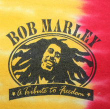 Load image into Gallery viewer, Bob Marley Tie-Dye T-Shirt: S
