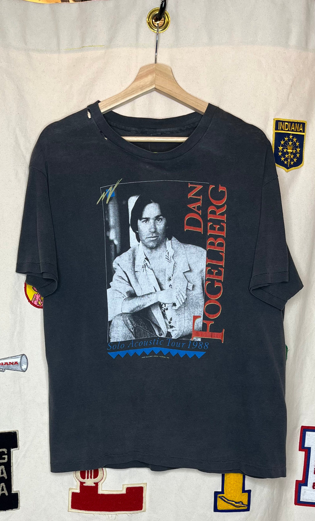 Dan Fogelberg Solo Acoustic Tour 1988 T-Shirt: M/L