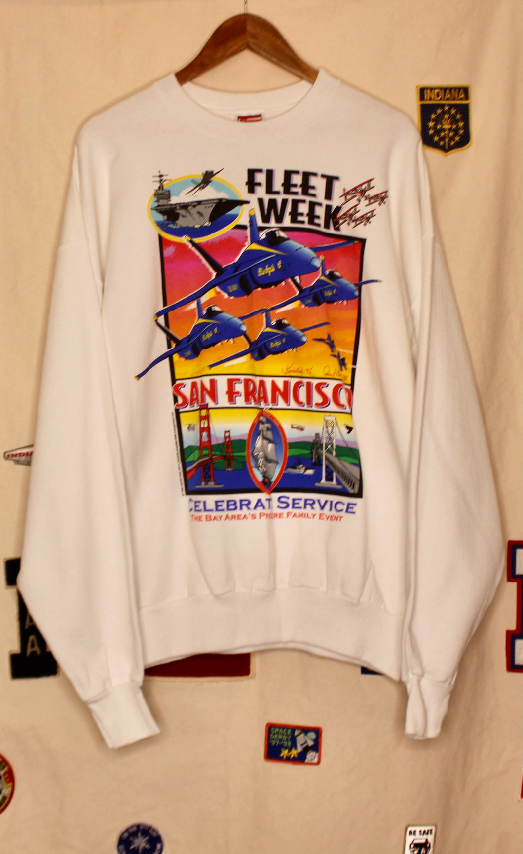 San Francisco Fleet Week Crewneck: XXL