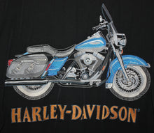Load image into Gallery viewer, Harley Davidson Embroidered Motorcycle Silk Button Up: XL
