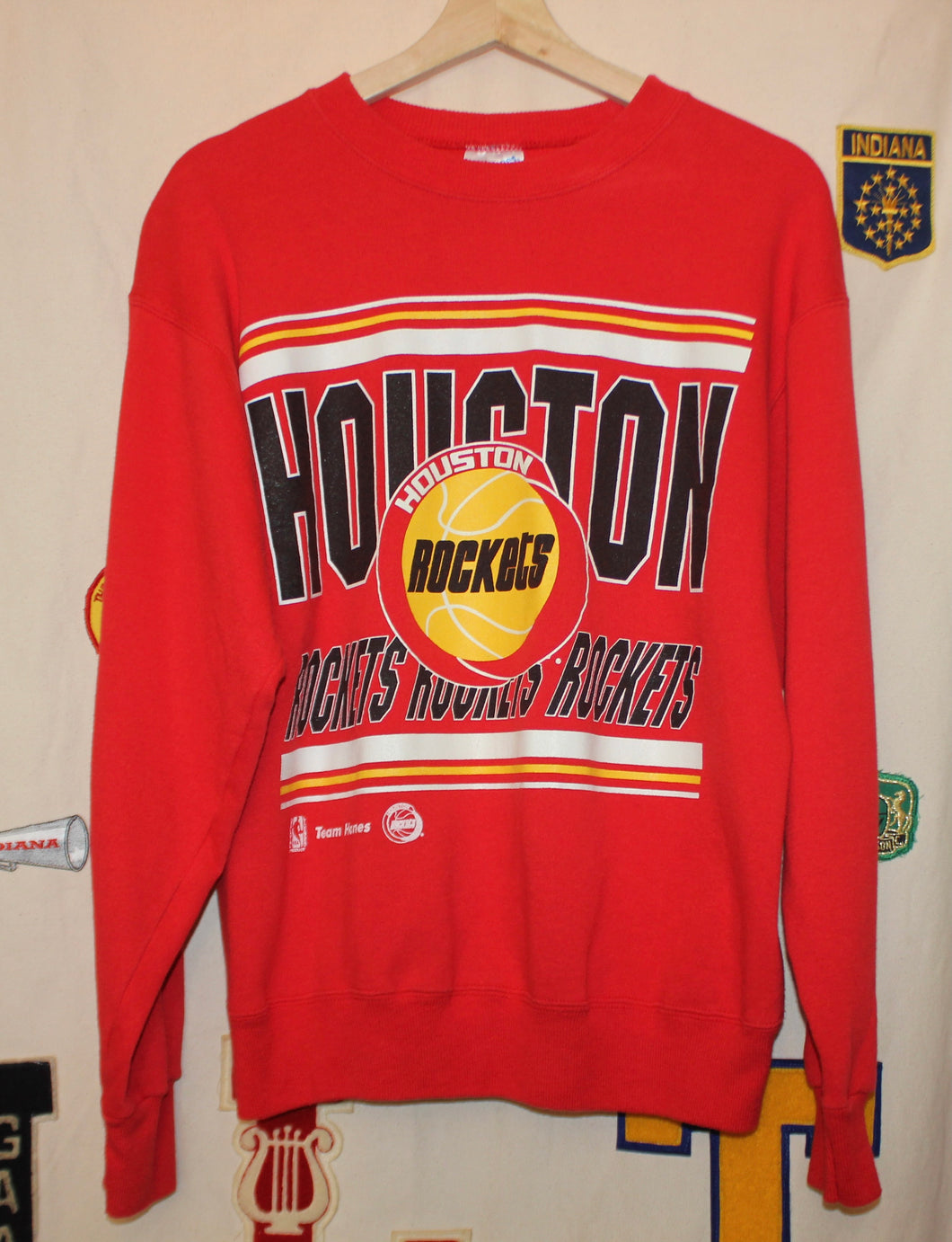 90s Houston Rockets Crewneck: M