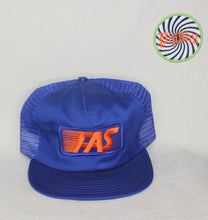 Load image into Gallery viewer, Vintage Fas Oil Gas Patch Trucker Mesh Snapback Hat
