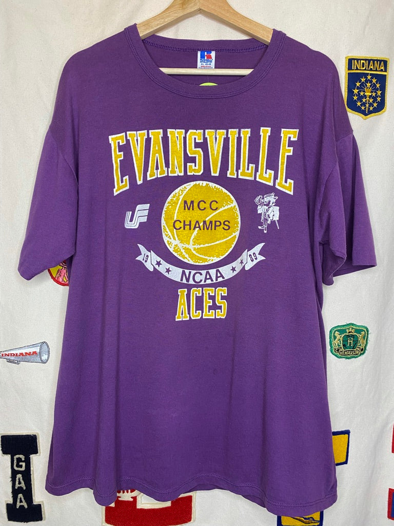 Evansville Aces NCAA T-Shirt: XL
