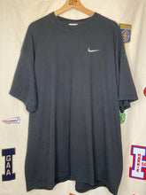 Load image into Gallery viewer, 90&#39;s Nike Embroidered Black T-Shirt: XXL
