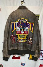 Load image into Gallery viewer, Mickey Mouse Disney Brown Fighter Pilot Jacket: L
