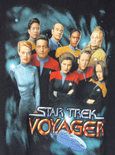 Load image into Gallery viewer, Vintage Star Trek Voyager Black T-Shirt: L
