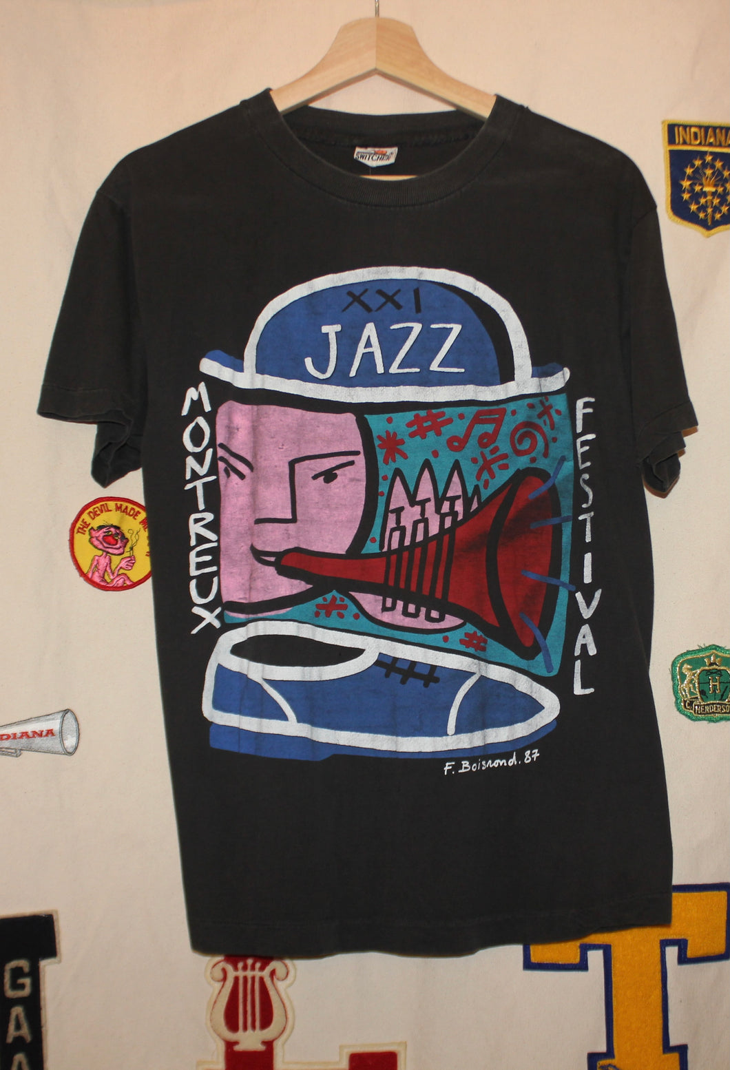 1987 Jazz Montreux Festival T-Shirt: M
