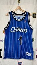 Load image into Gallery viewer, Penny Hardaway Orlando Magic Pinstripe Champion Jersey: L
