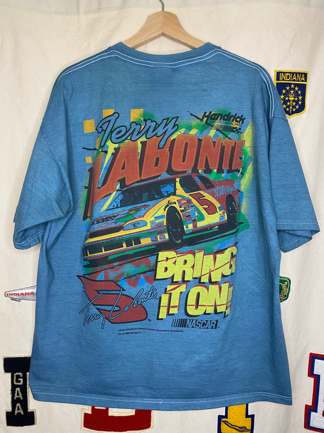 Terry Labonte Nascar Dyed T-Shirt: L