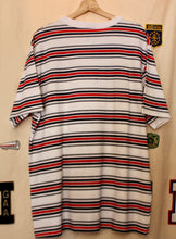Load image into Gallery viewer, Mickey Mouse Striped White/Red/Navy T-Shirt NWT: XL
