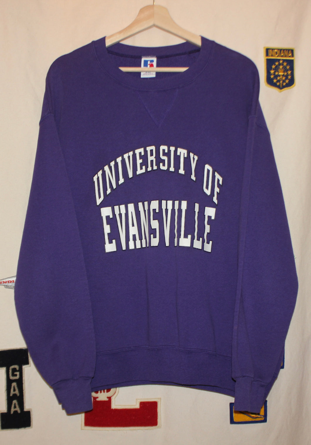 University of Evansville Russell Athletic Crewneck: XXL