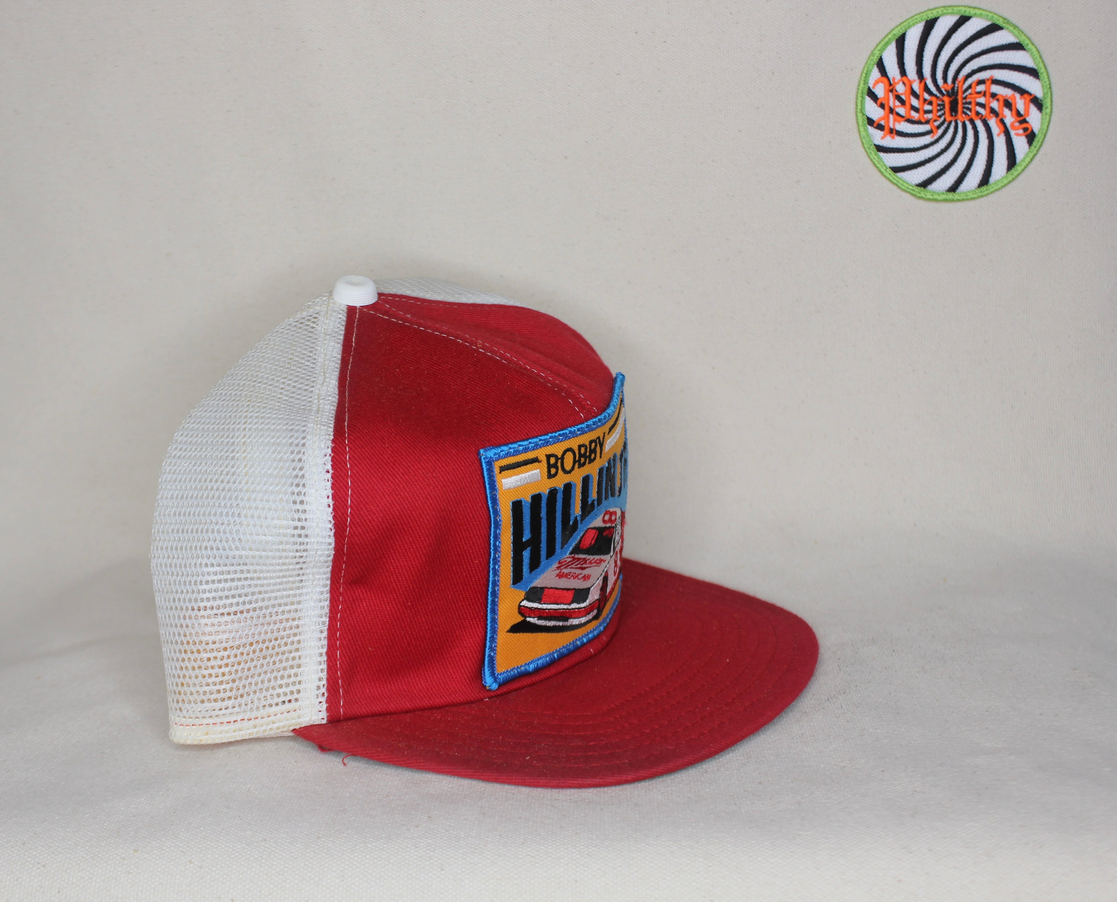 Vtg Bobby Hillin Jr Miller Racing Nascar 80's Patch Trucker Hat